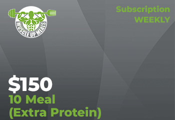 10 Meal Weekly Subscription (Extra Protein)