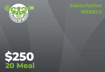 20 Meal Weekly Subscription