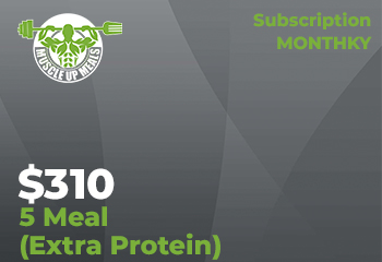 5 Meal Monthly Subscription (Extra Protein)